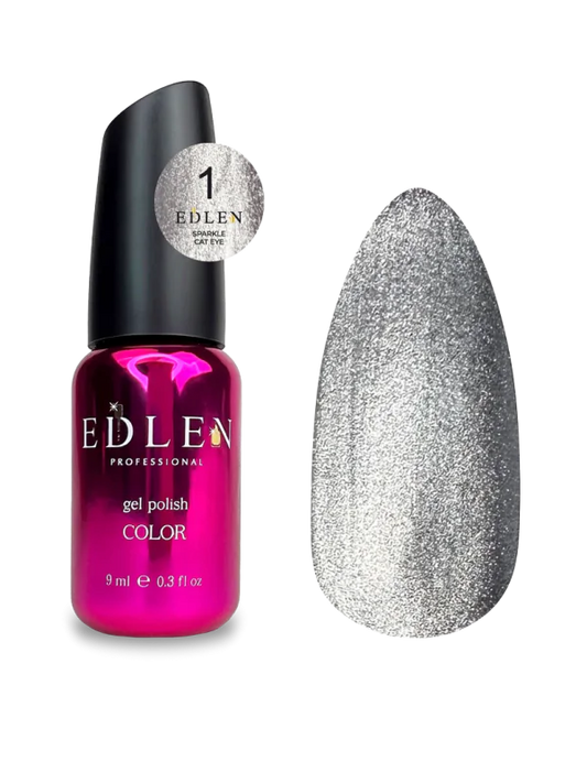 Edlen Sparkle Cat Color gel polish Гель-лак «Котяче Око» 9 мл