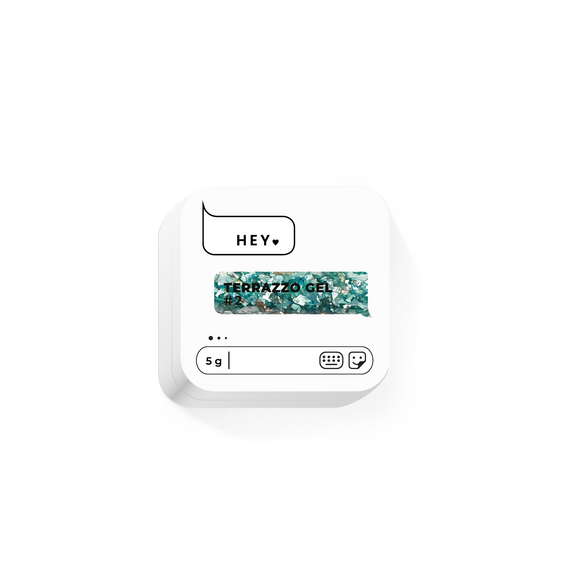 HEYLOVE. TERRAZZO GEL, ГЕЛЬ ДЛЯ ДИЗАЙНУ 5 г