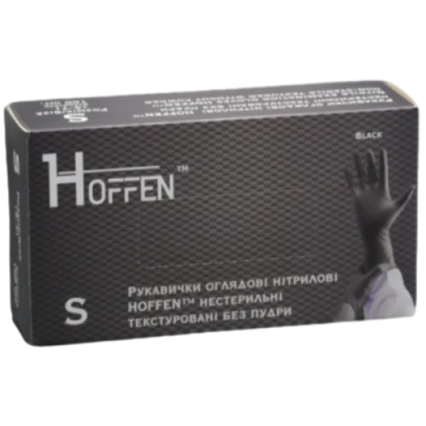 Рукавички нітрилові Hoffen 100 шт S