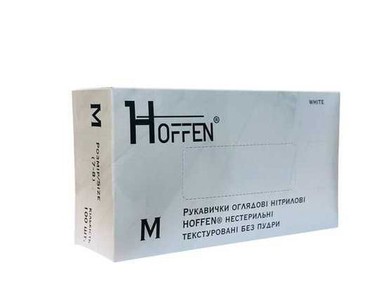 Hoffen Nitrile Gloves 100 pcs M