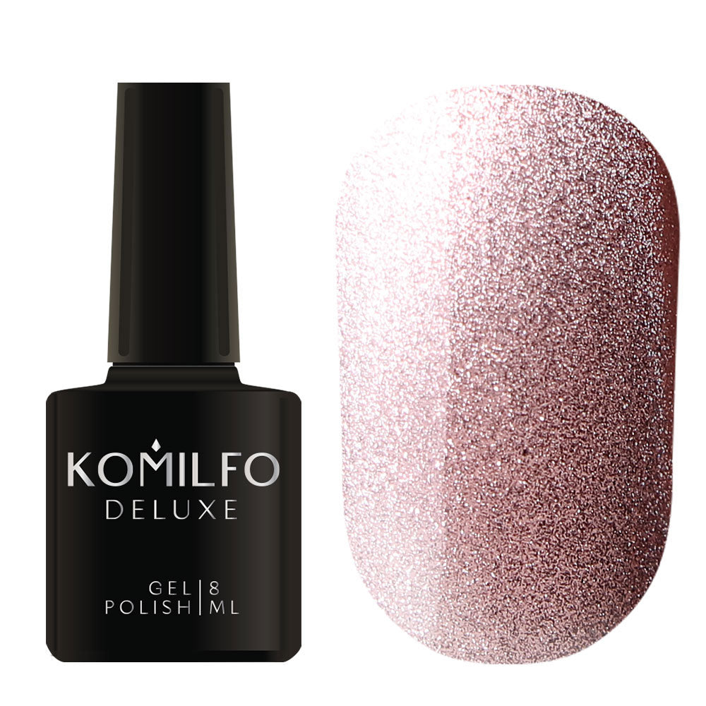 Komilfo 9D Cat’s Eye Nude Гель-лак « Котяче Око» 8 мл