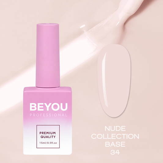 BEYOU Professional Nude collection Base 34 15мл Нюдова База BNB3415