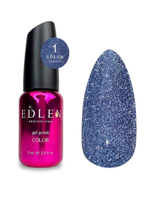 Edlen Gel Polish Flash Fire Гель лак із світловідбиваючим ефектом 9 мл