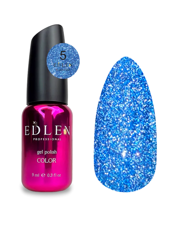 Edlen Gel Polish Flash Fire Гель лак із світловідбиваючим ефектом 9 мл