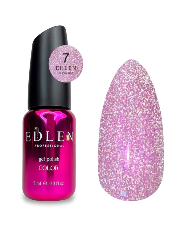 Edlen Gel Polish Flash Fire Гель лак із світловідбиваючим ефектом 9 мл