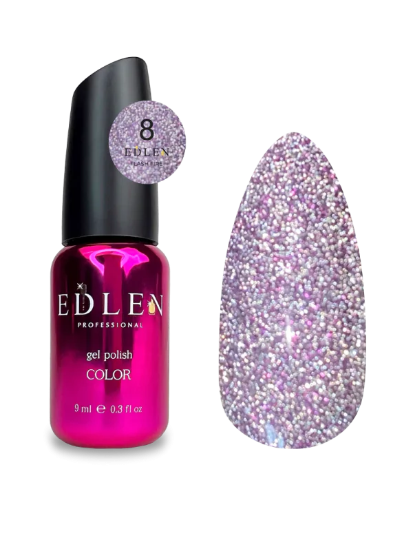 Edlen Gel Polish Flash Fire Гель лак із світловідбиваючим ефектом 9 мл