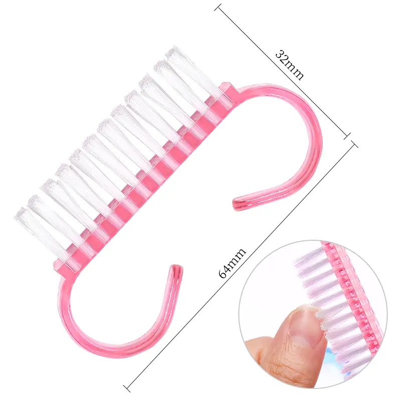 Щітка для манікюру для видалення пилу (з вушками) Manicure brush for dust removal (with ears)