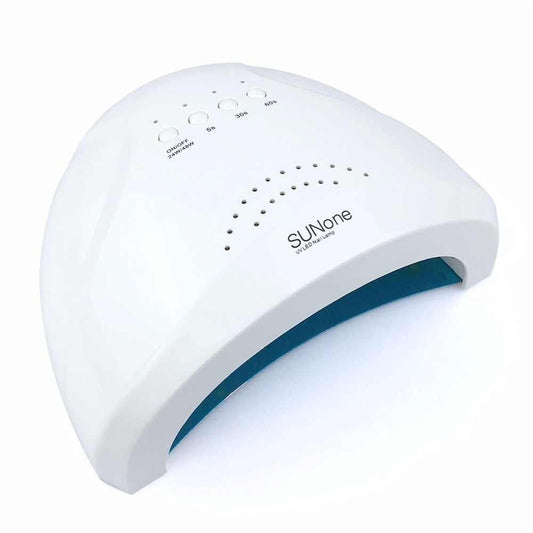 Professional UVLED Nail lamp SUN ONE White Professional manicure lamp for polymerization 48 W White 1468