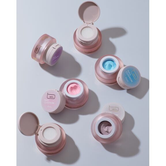 HEYLOVE. NAIL CUSHION SET «WHITE», 6 PCS, НАБІР ГЕЛЕВИХ ФАРБ ДЛЯ ОМБРЕ, СТЕМПІНГУ ТА МАЛЮВАННЯ