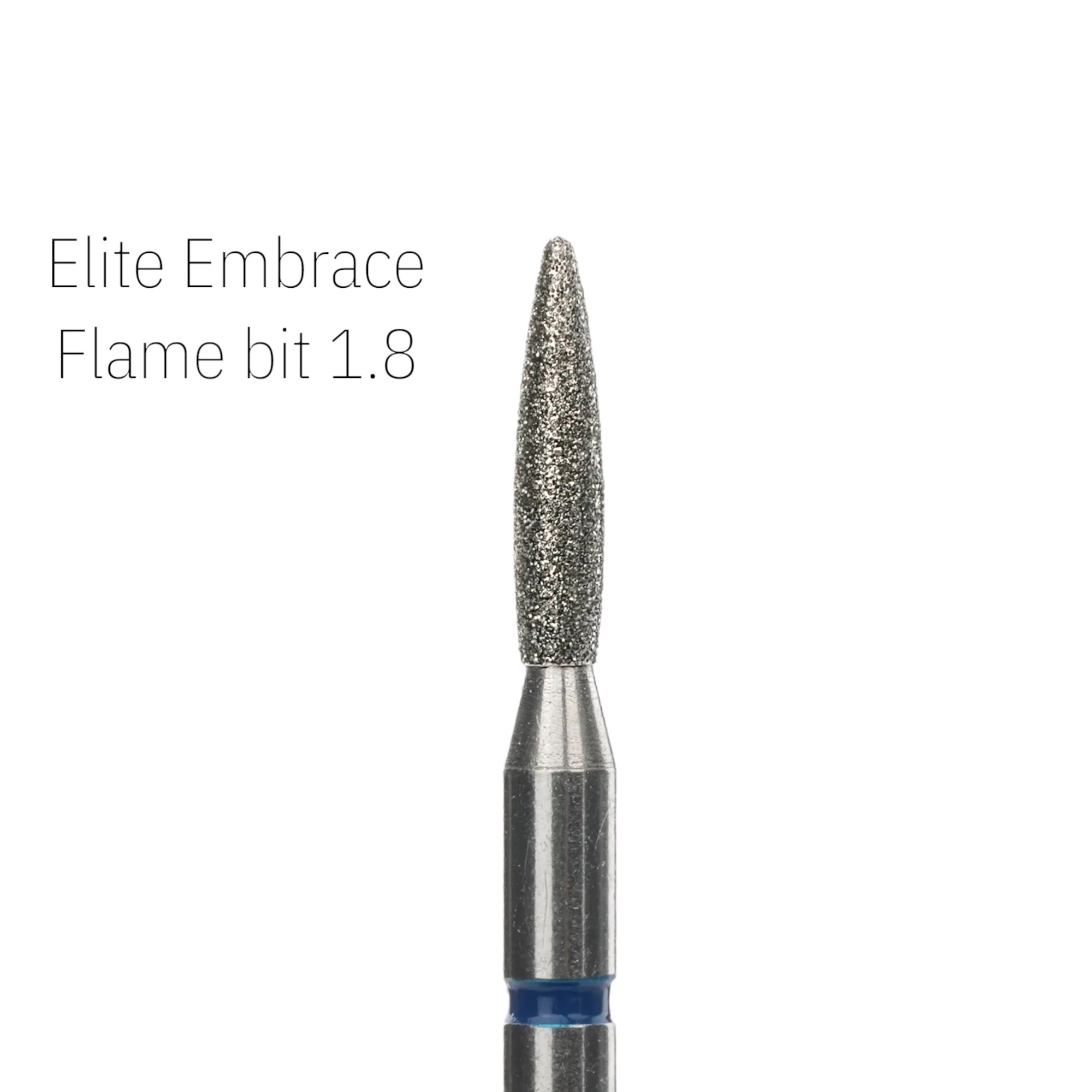 ELITE EMBRACE Professional  Nail Bit 1.8*8mm Манiкюрна Керамiчна Фреза DD2843