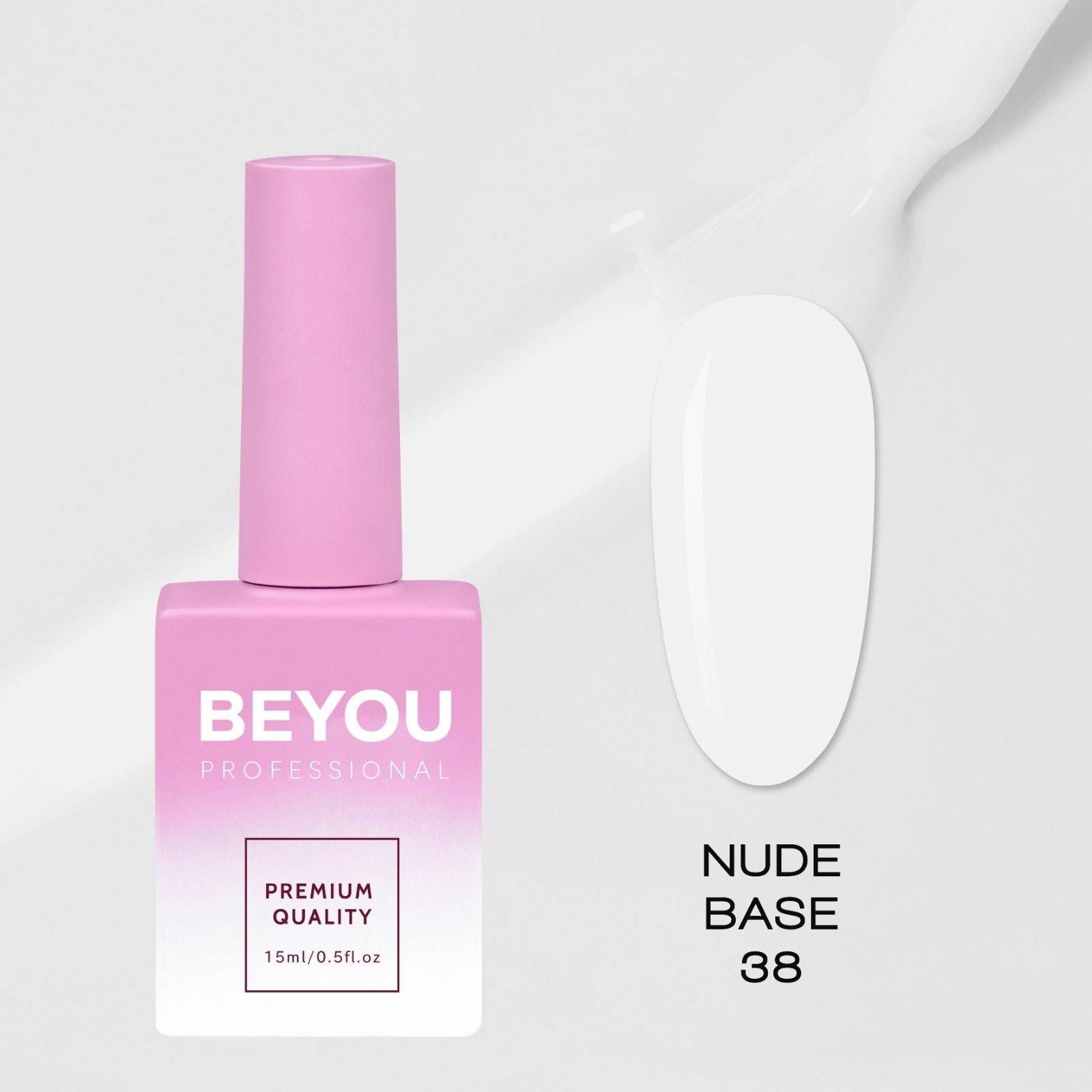 BEYOU Professional Nude collection Base 38 15мл Нюдова База BNB3715