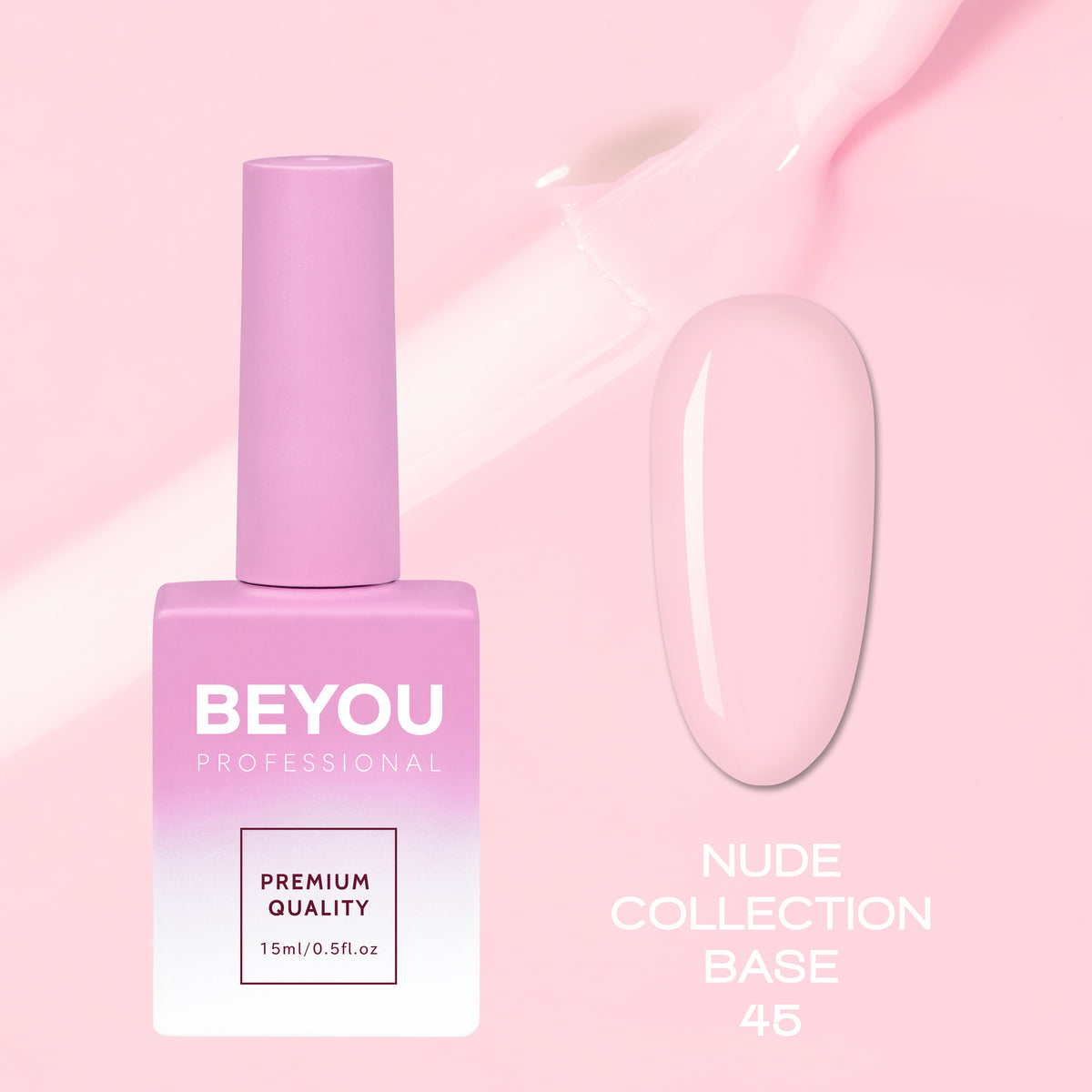 BEYOU Professional Nude collection Base 45 15мл Нюдова База BNB4515