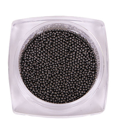 Komilfo бульйонки (металеві) black nickel, 0,8 мм, 6 грам 784630