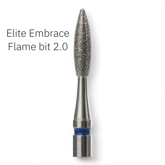 ELITE EMBRACE Professional Flame Bit Bit 2.0*8mm Насадка для фрезера DD2153D