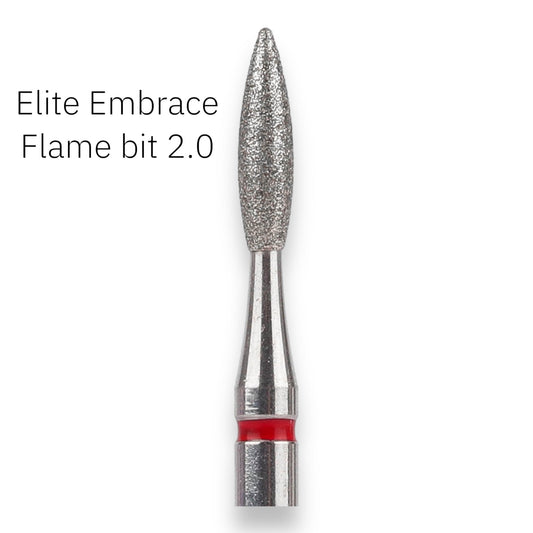 ELITE EMBRACE Professional Flame Bit Bit 2.0*8mm Насадка для фрезера DD2154D