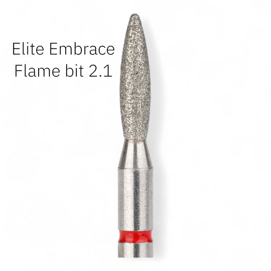 ELITE EMBRACE Professional Flame Bit Bit 2.1*8mm Насадка для фрезера DD2974