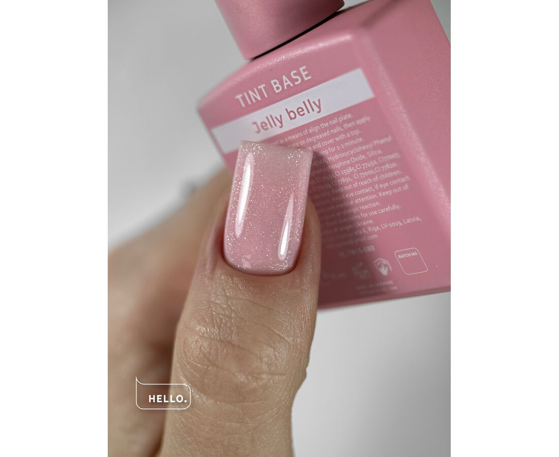 HEYLOVE TINT BASE 15мл ВІДТІНОЧНА БАЗА З ШИМЕРОМ Колекція POP DRINKS