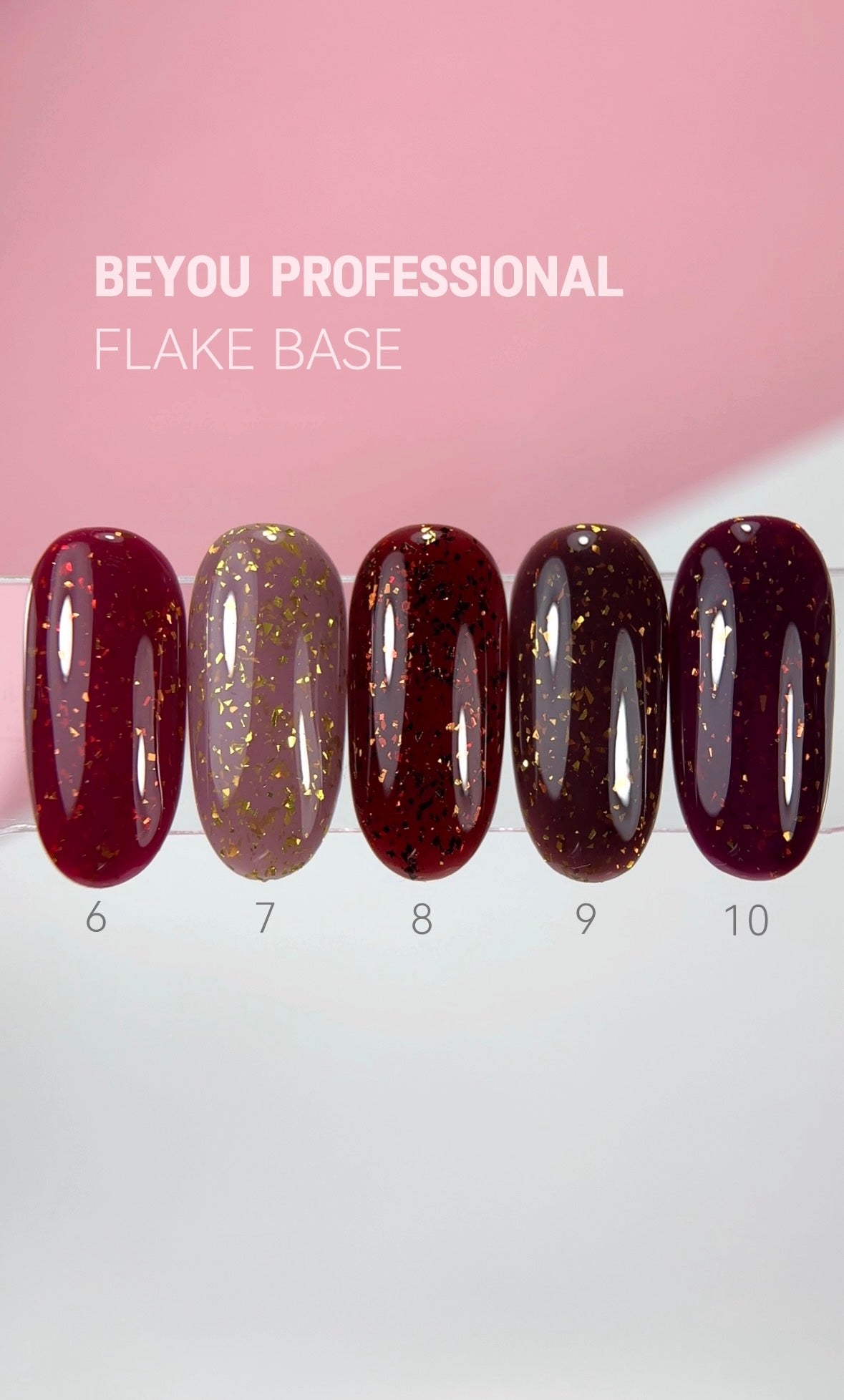 BEYOU Professional Flake base (Fall collection) 15мл База з Поталлю (Осіння колекція) BFB0015