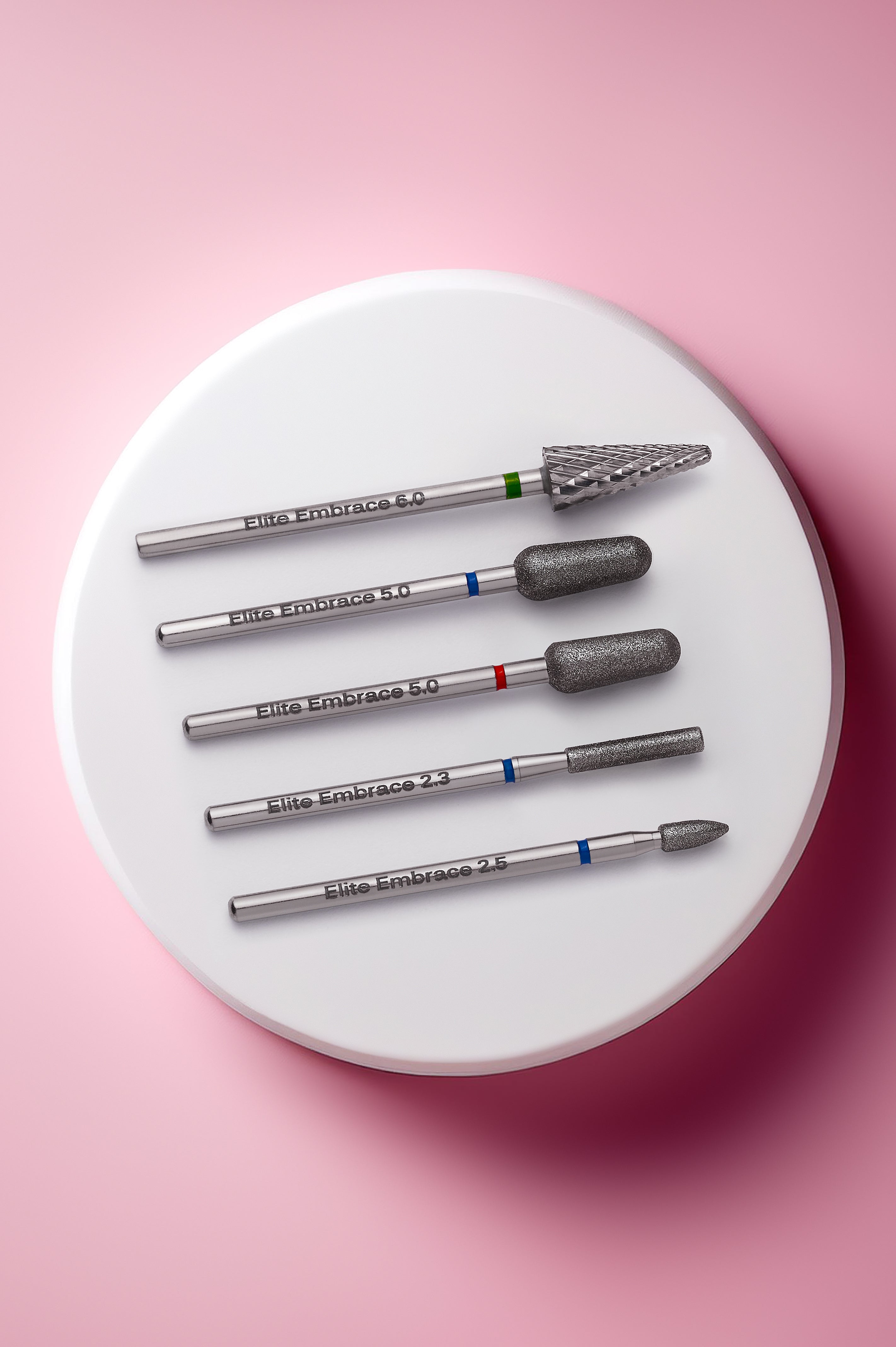 ELITE EMBRACE Professional  Bit 2.3*12mm Манiкюрна фреза Цилiндр