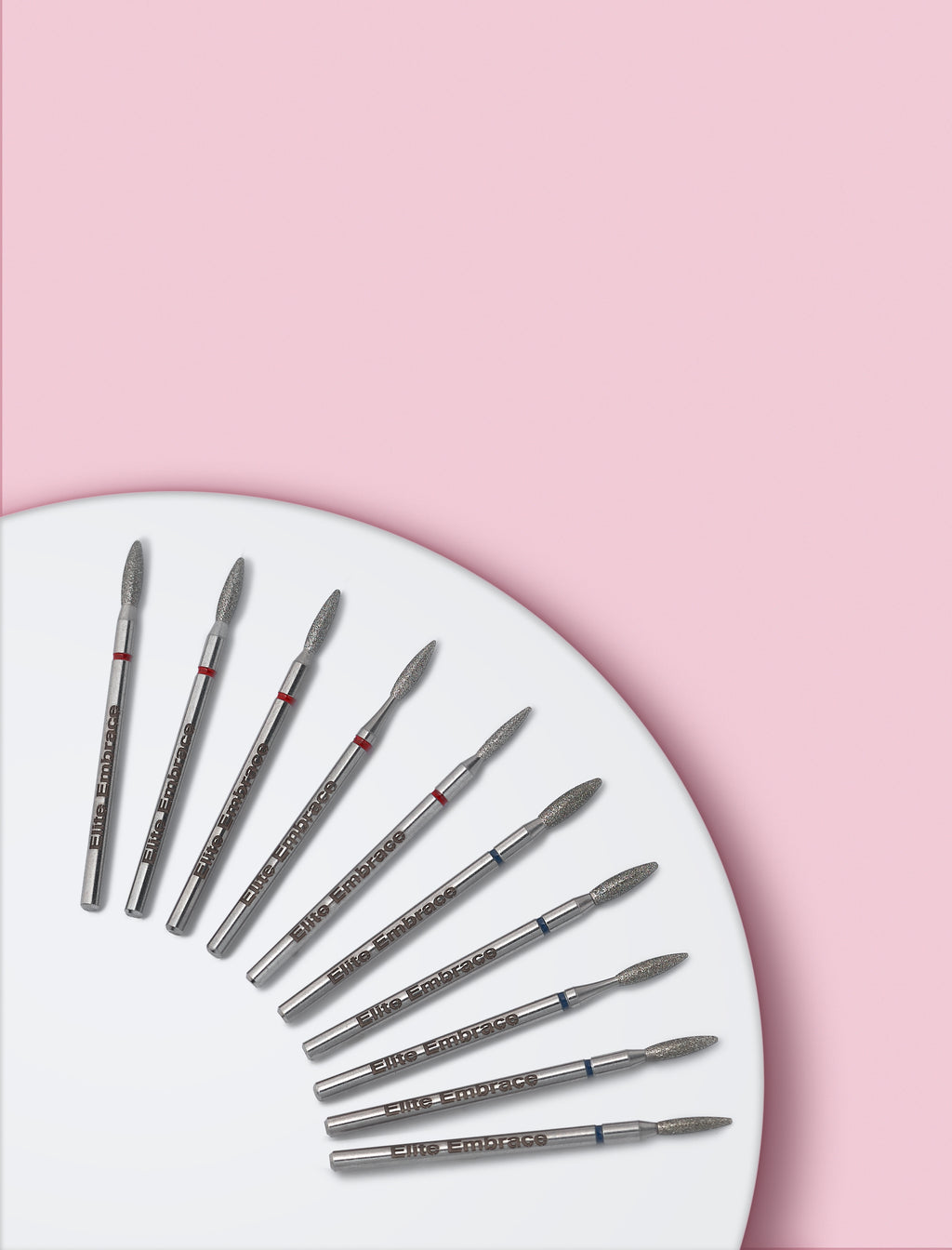 ELITE EMBRACE Professional  Nail Bit 1.8*8mm Манiкюрна Керамiчна Фреза DD2843