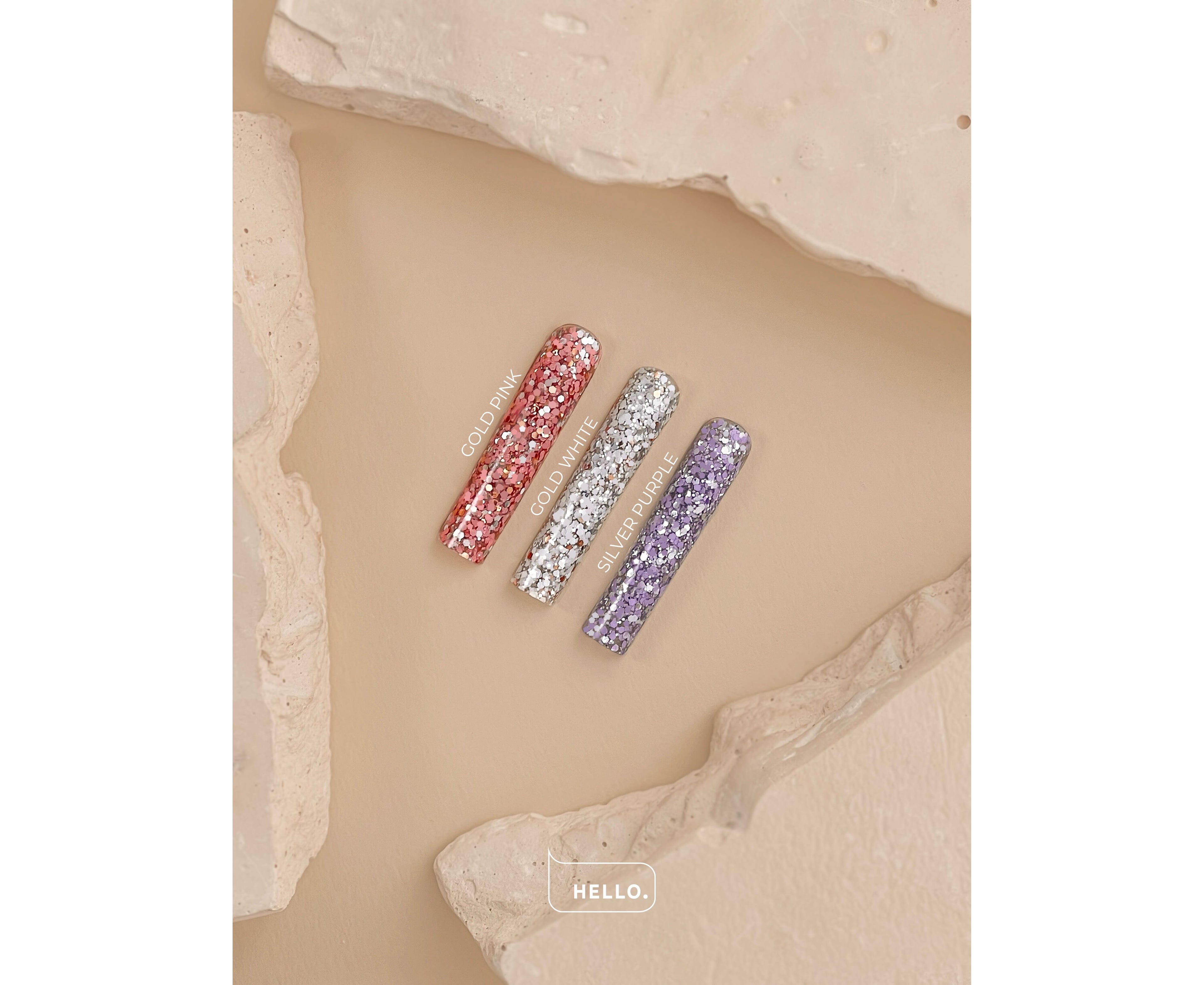 HEYLOVE COIN GEL GOLD WHITE 5г ГЕЛЬ ДЛЯ ДИЗАЙНУ HL-CG05-001