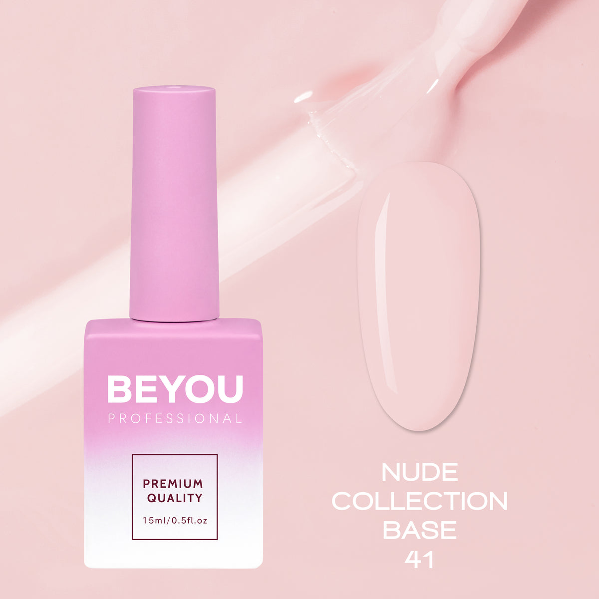 BEYOU Professional Nude collection Base 41 15мл Нюдова База BNB4115