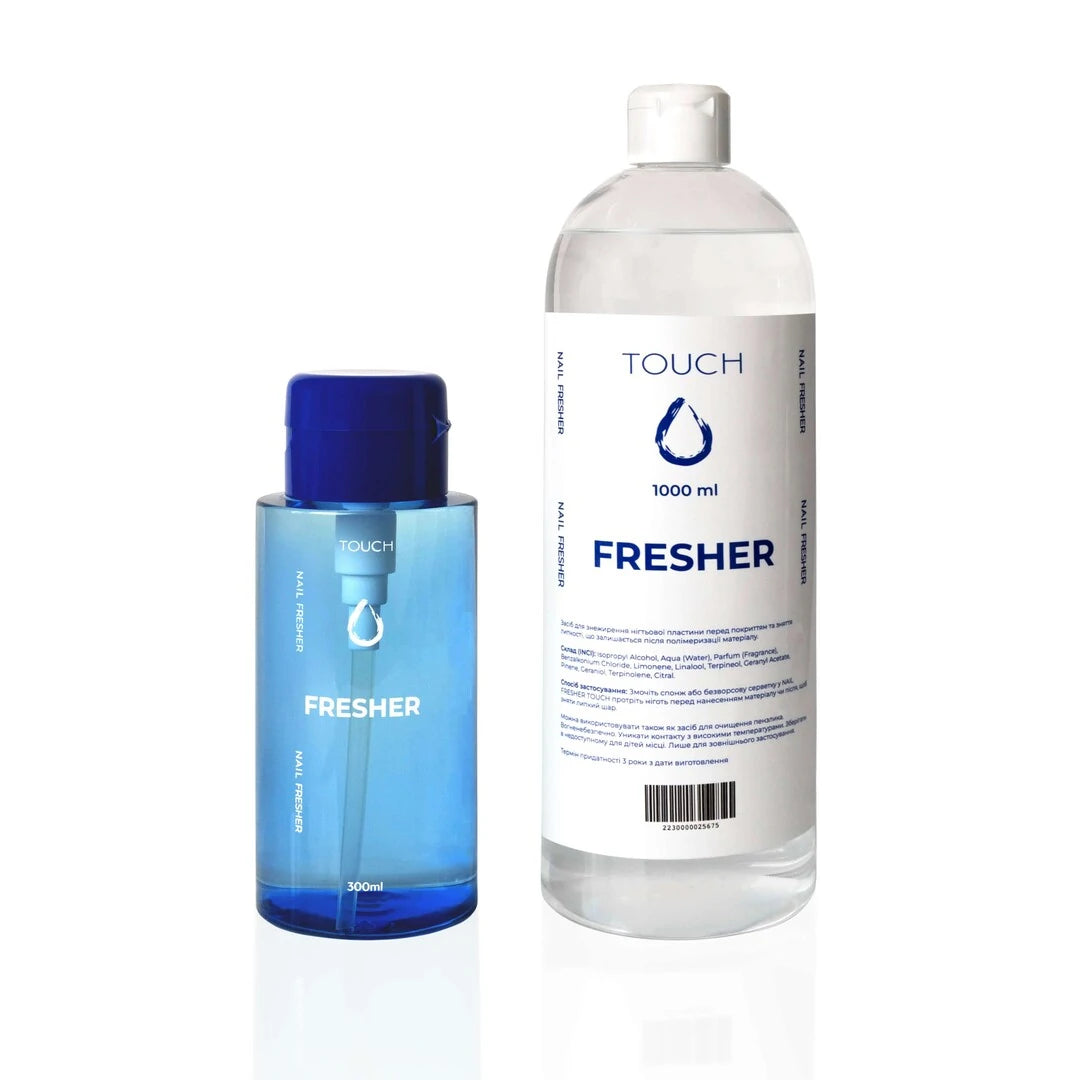 Touch by KHOLODOVYCH Nail fresher, 300 мл/ 1000 мл засіб для знежирення нігтьової пластини