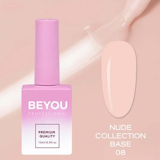 BEYOU Professional Nude collection base 08 15мл Нюдова База BNB0815