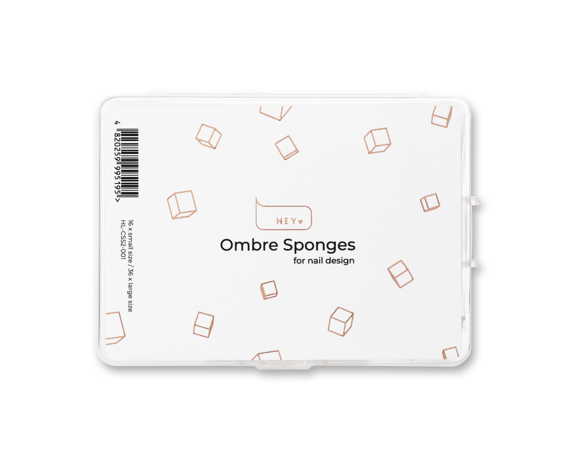 HEYLOVE. OMBRE SPONGES, 52 PCS, REFILL SPONGES SET FOR "OMBRE" DESIGN, 52 PCS