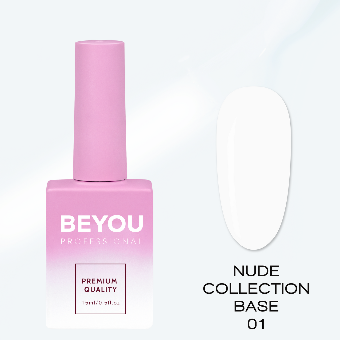 BEYOU Professional Nude collection base 01 15мл Нюдова База BNB0115