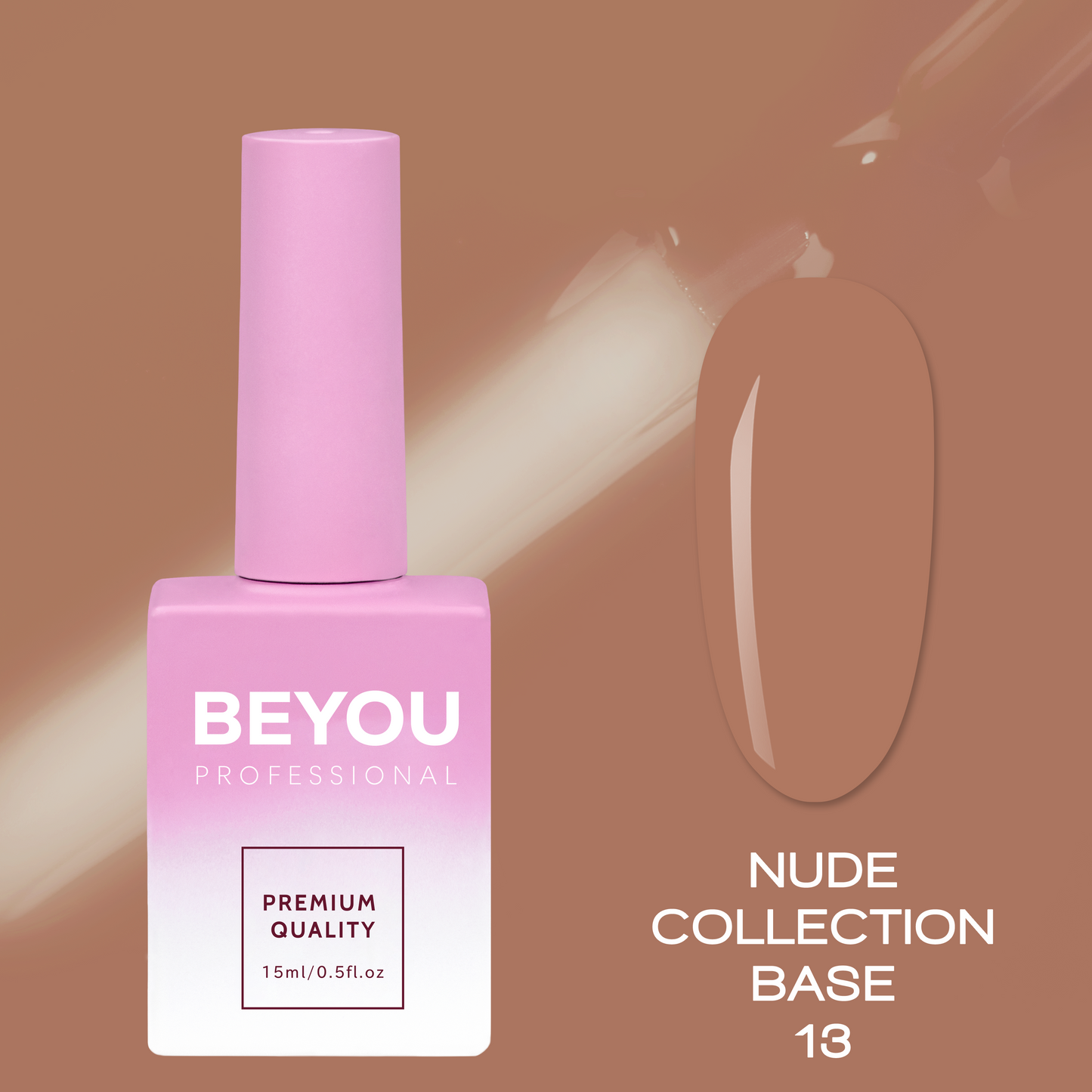 BEYOU Professional Nude collection base 13 15мл Нюдова База BNB1315