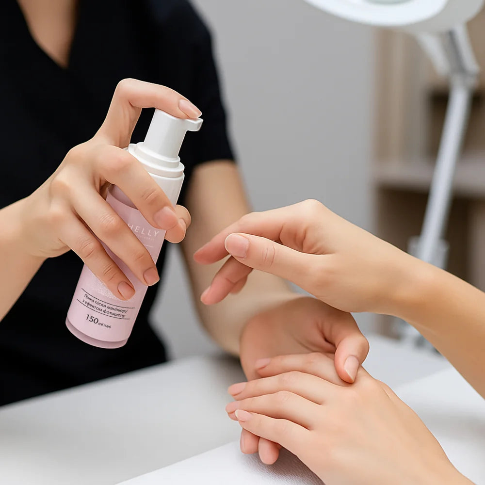 Пінка після манікюру з ефектом фотошопу Retouch Mousse Shelly 150 мл 4823109412675