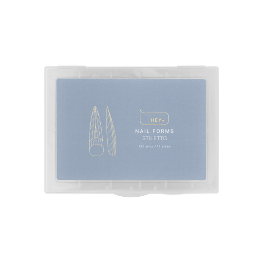 HEYLOVE . TOP NAIL FORMS 120pcs UPPER NAIL EXTENSION FORMS