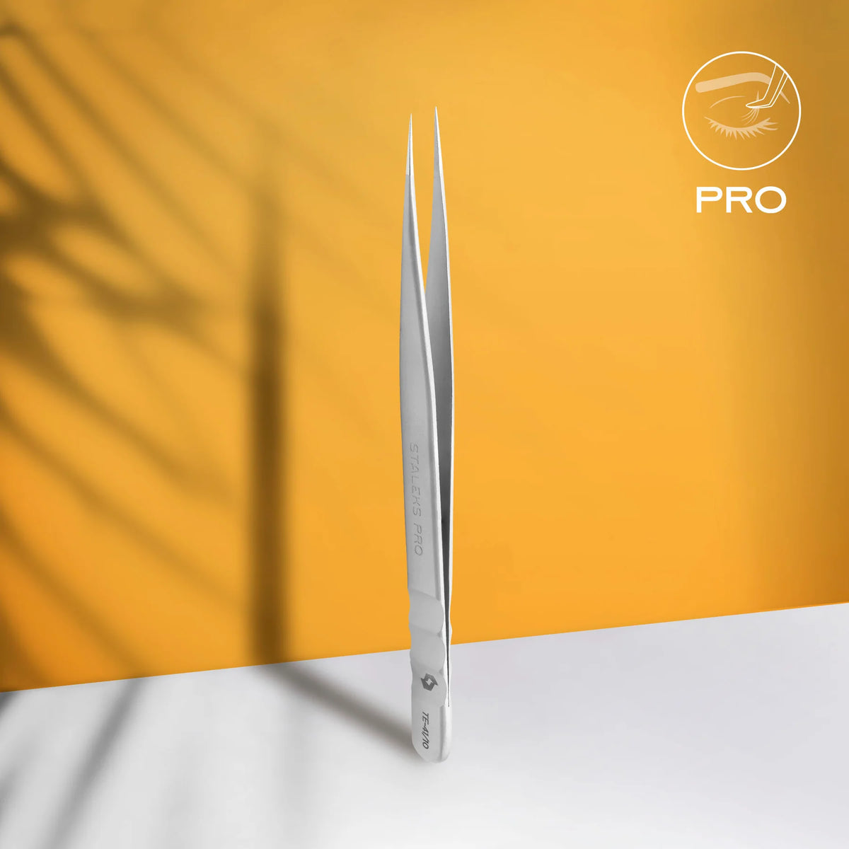 Пінцет для вій професійний прямий STALEKS PRO EXPERT 41 TYPE 10 TE-41/10