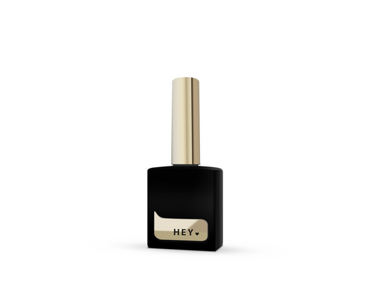 HEYLOVE. BLACK SIDE TOP, 15 ML, ЧОРНИЙ НАПІВПРОЗОРИЙ ТОП БЕЗ ЛИПКОГО ШАРУ HL-TS15-211