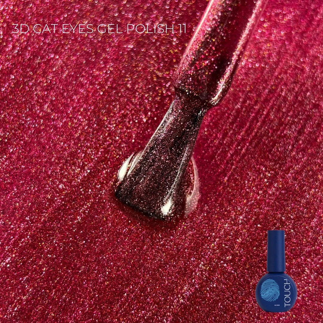 Touch Gel Polish 3D Cat Eyes, Гель-Лак «Котяче Око» 9 мл