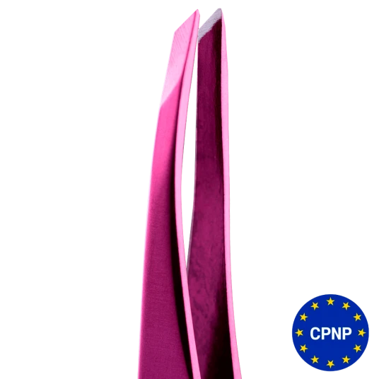 ZOLA ПІНЦЕТ СКОШЕНИЙ ПРОФЕСІЙНИЙ ДЛЯ БРІВ PINK 05515