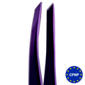 ZOLA Пінцет скошений професійний для брів VIOLET 05514