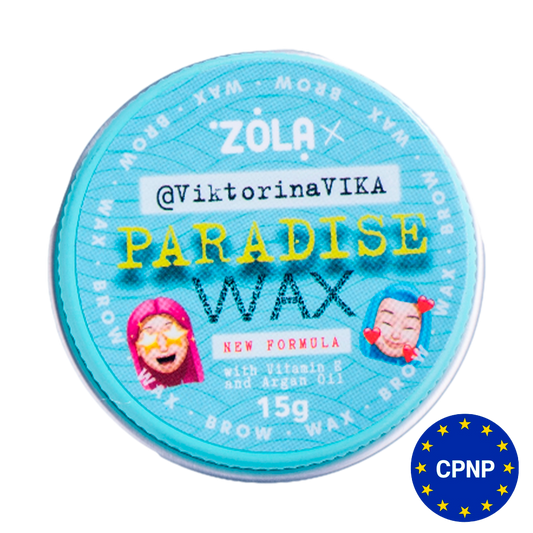 ZOLA Viktorina Vika Віск для брів 15 г Paradise Wax with Vitamin E and Argan Oil 05079