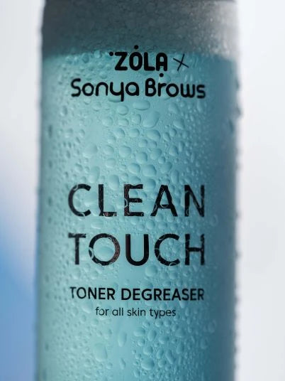 ZOLA X SONYA BROWS ТОНЕР-ЗНЕЖИРЮВАЧ ДЛЯ БРІВ ТА ВІЙ 150 МЛ CLEAN TOUCH 05700