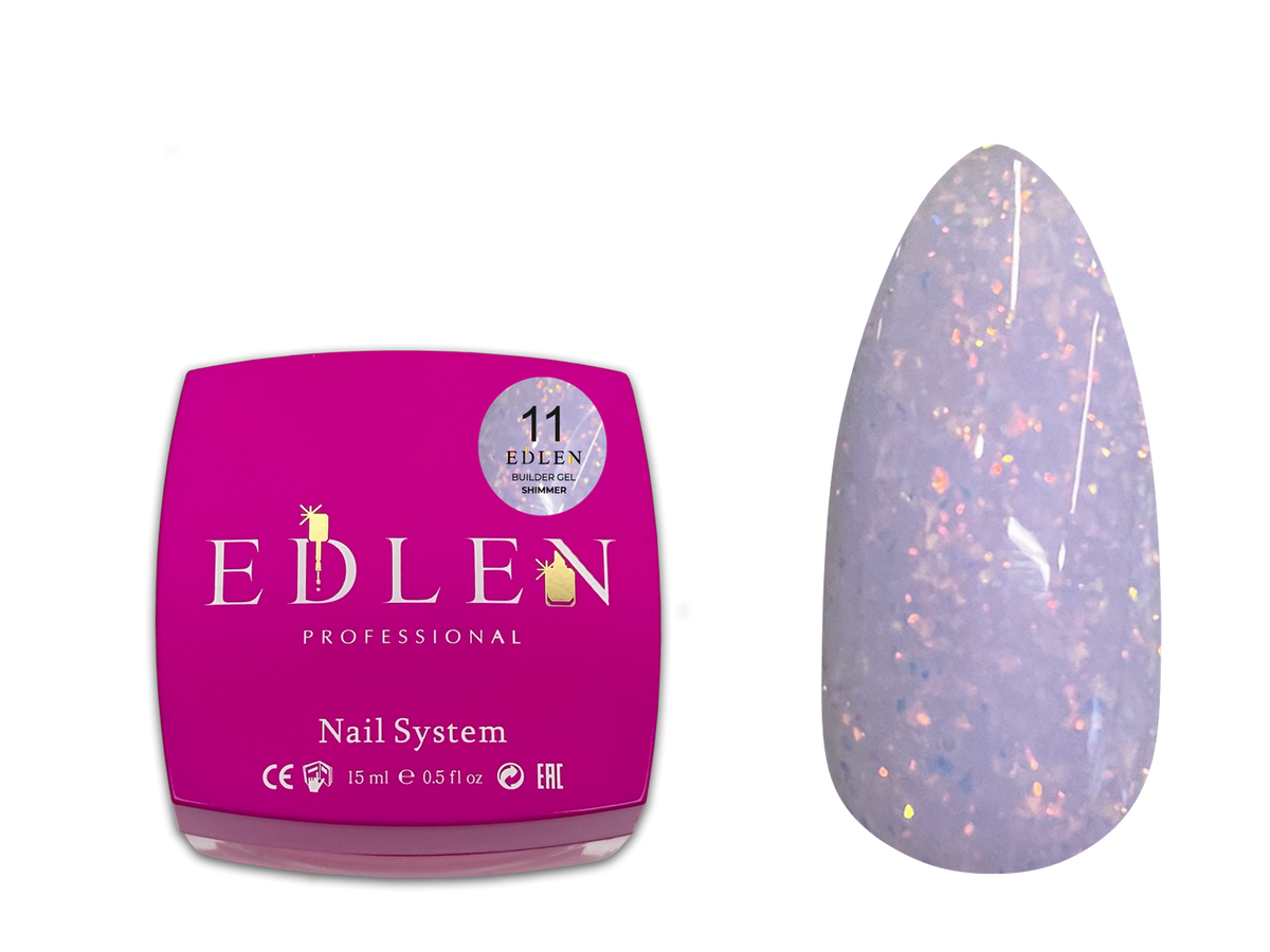 Edlen Builder Gel Shimmer №11, 15/30 мл