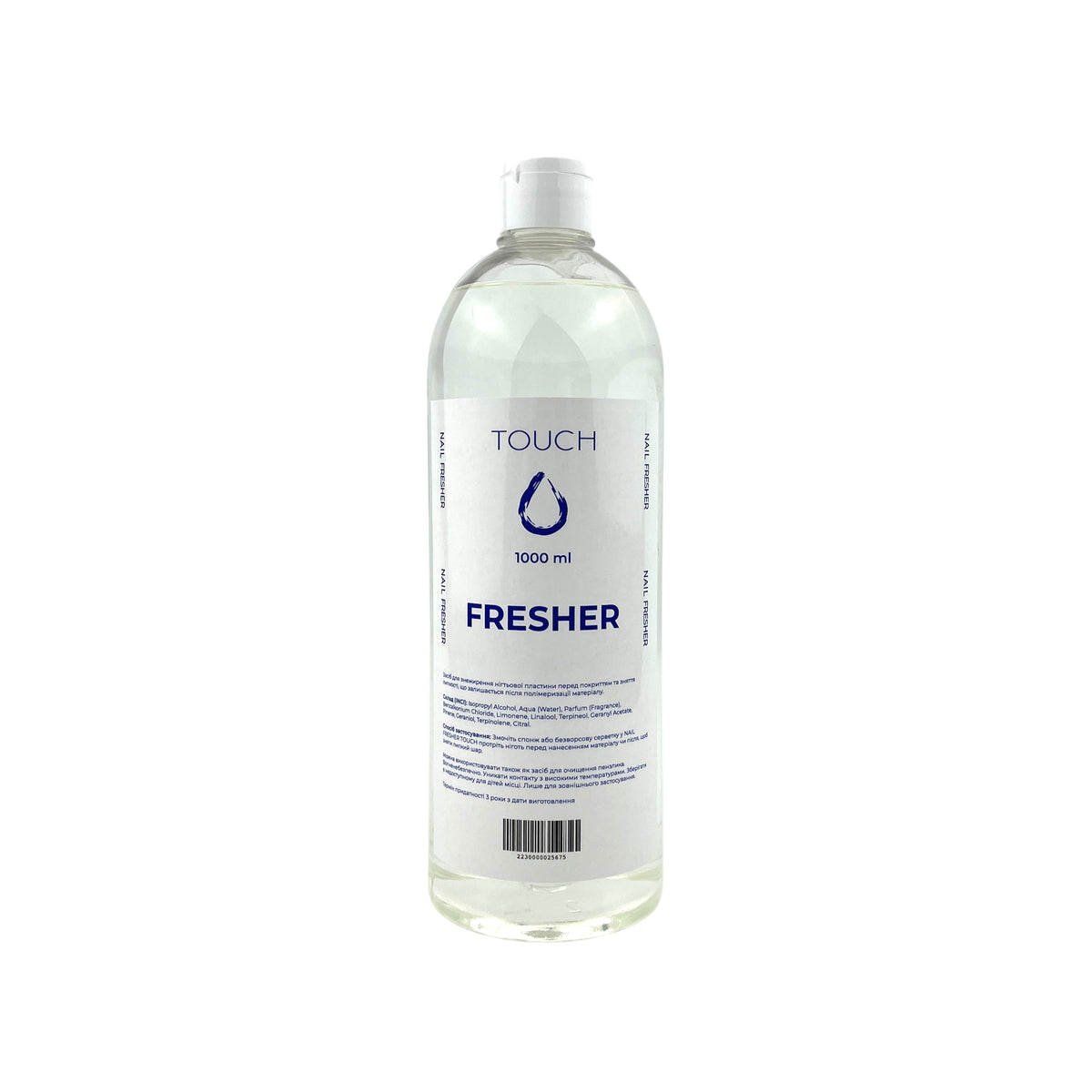 Touch by KHOLODOVYCH Nail fresher, 300 мл/ 1000 мл засіб для знежирення нігтьової пластини