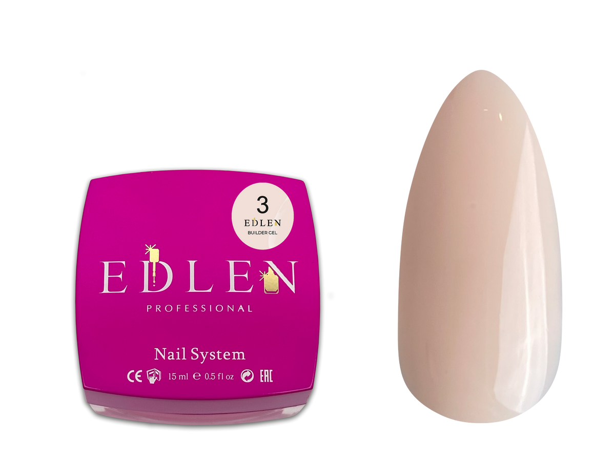 Builder gel Edlen Будівельний гель 15 мл