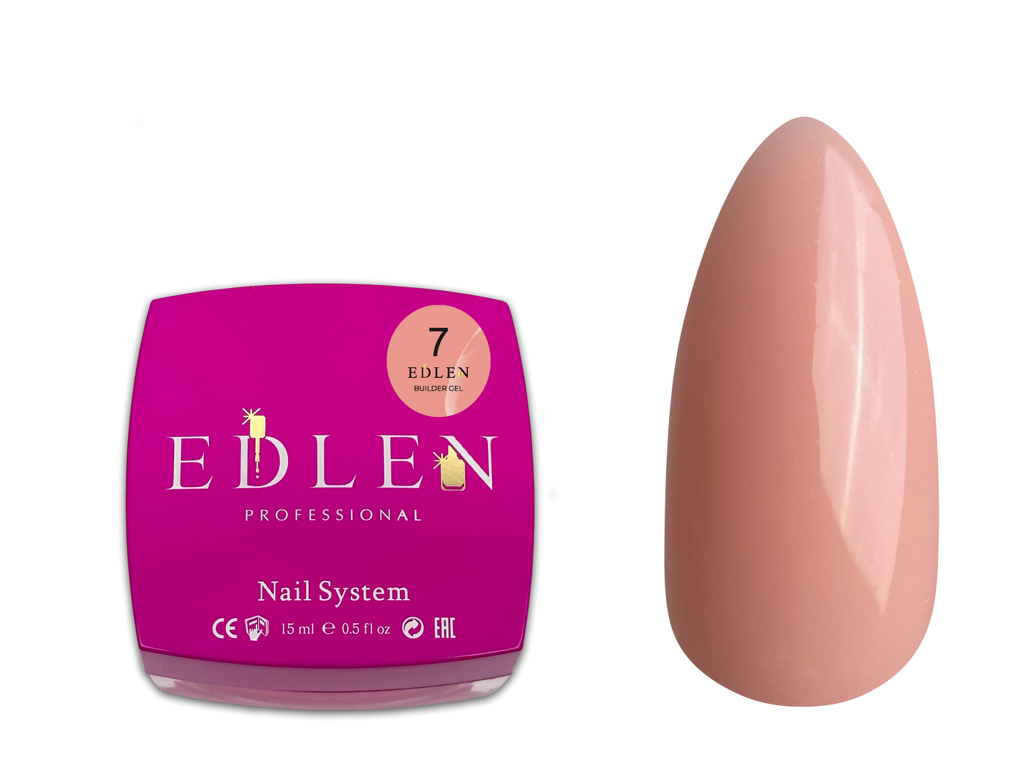 Builder gel Edlen Будівельний гель 15 мл