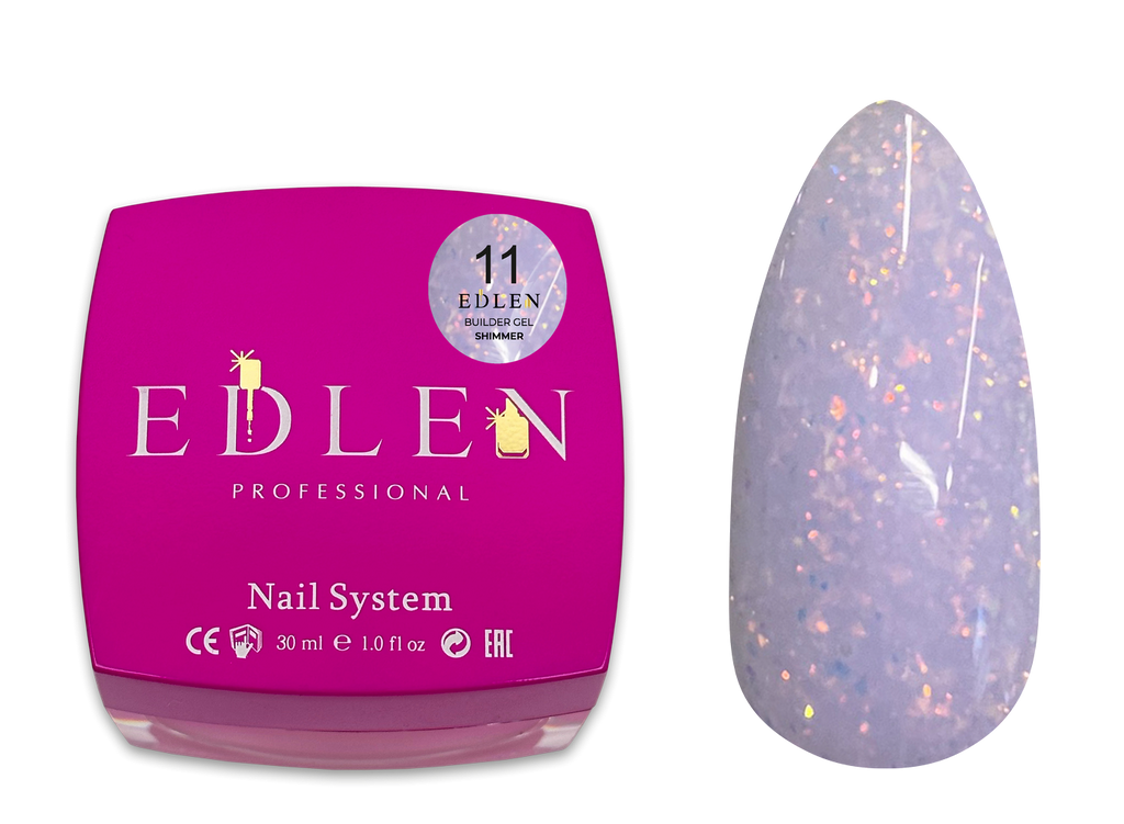 Edlen Builder Gel Shimmer №11, 15/30 мл