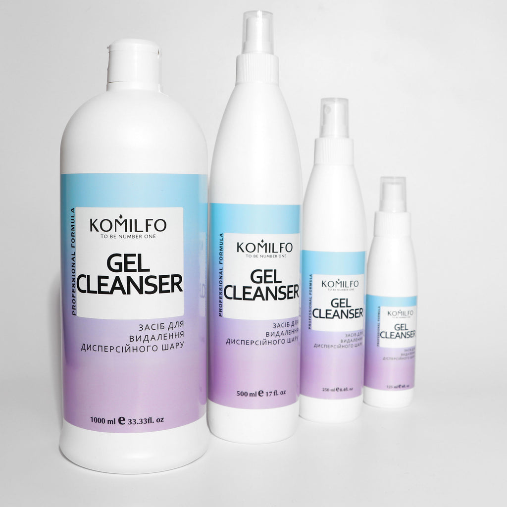 Komilfo Gel Cleanser – засіб для зняття липкого шару, 125 мл/250 мл/500 мл