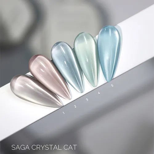 SAGA professional гель лак Crystal Cat, 10 мл
