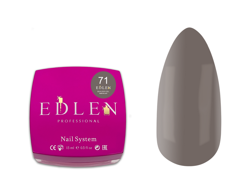 Edlen Builder gel collection "Lviv" Гель для нарощування колекція "Львів" 15 ml