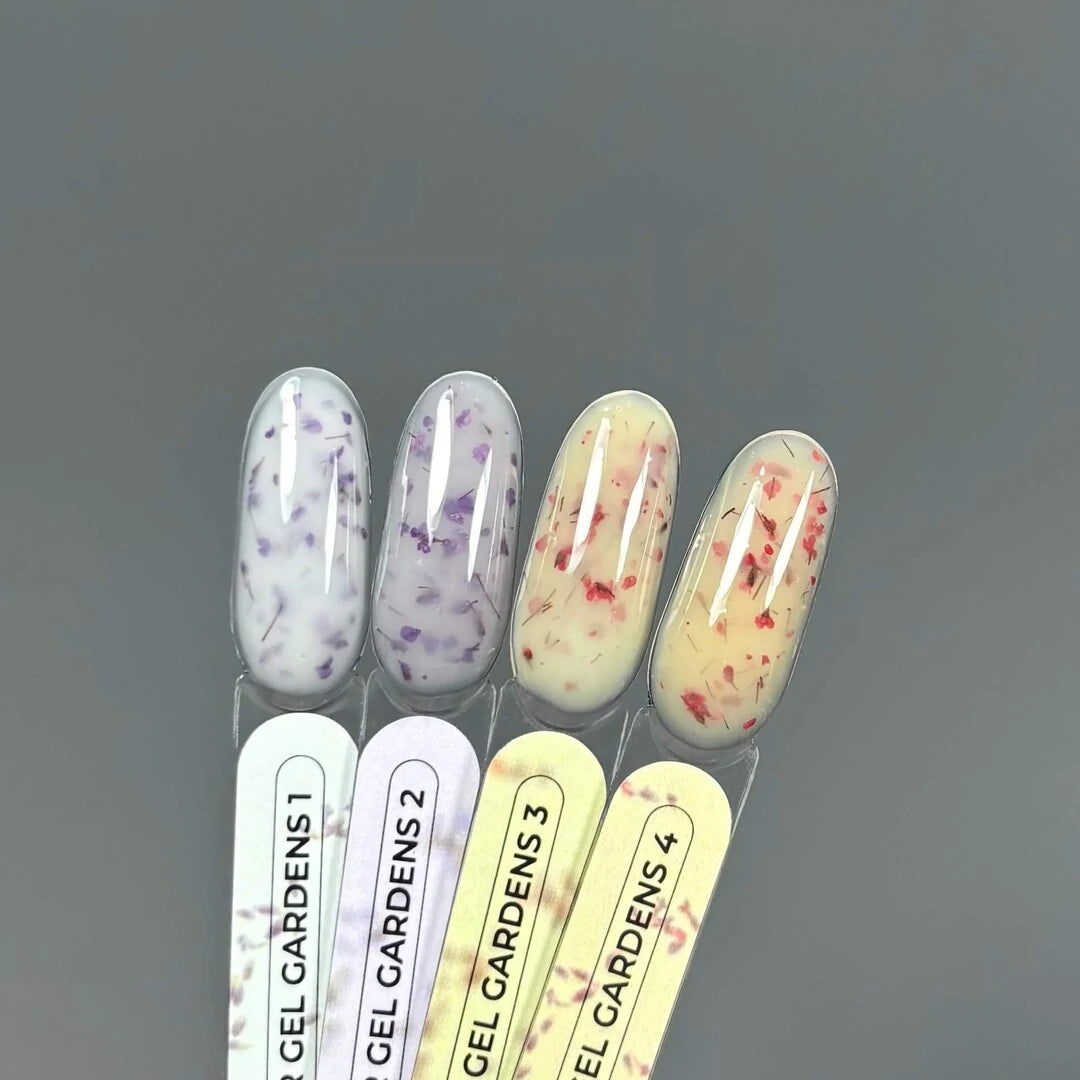 Touch Builder Gel Gardens, Білдер гель із сухоцвітами 15 мл
