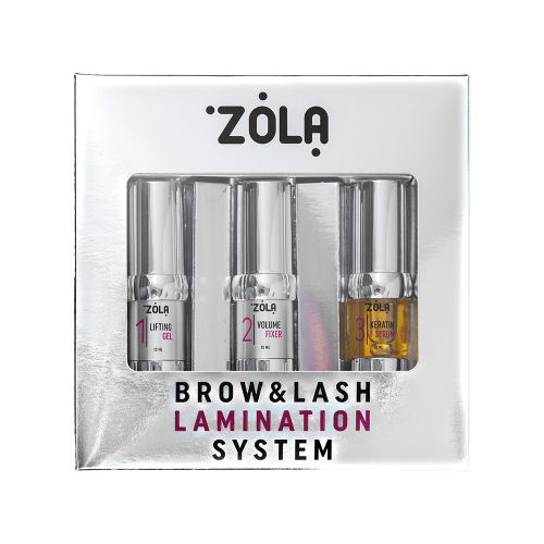 ZOLA НАБІР ДЛЯ ЛАМІНУВАННЯ BROW&LASH LAMINATION SYSTEM 04440